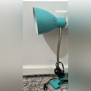 Aqua Clip-On Desk Lamps
